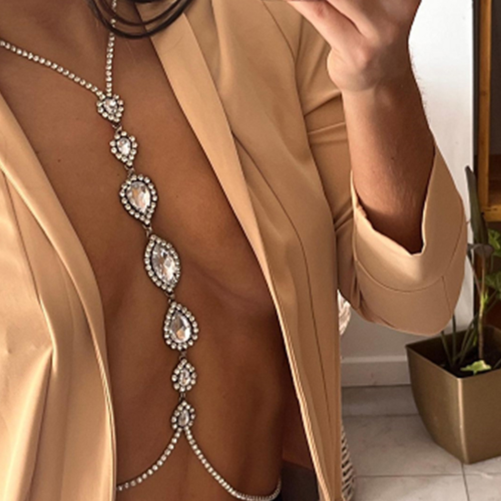 Body Jewelry Retainers - Moda seksowny naszyjnik z kroplą wody