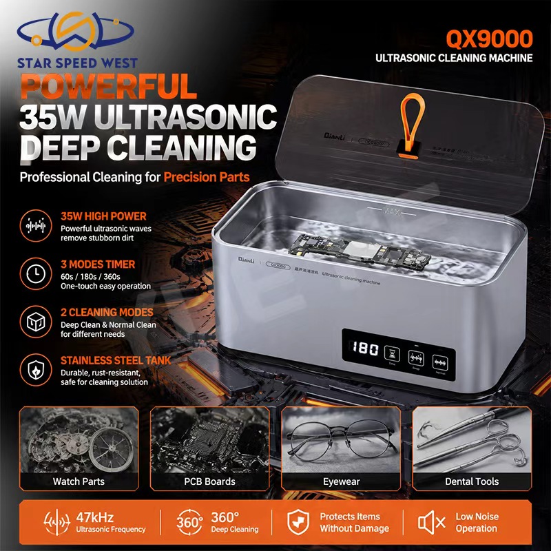 Body Jewelry Repair - QIANLI QX9000 Myjka Ultradźwiękowa 35W 47kHz
