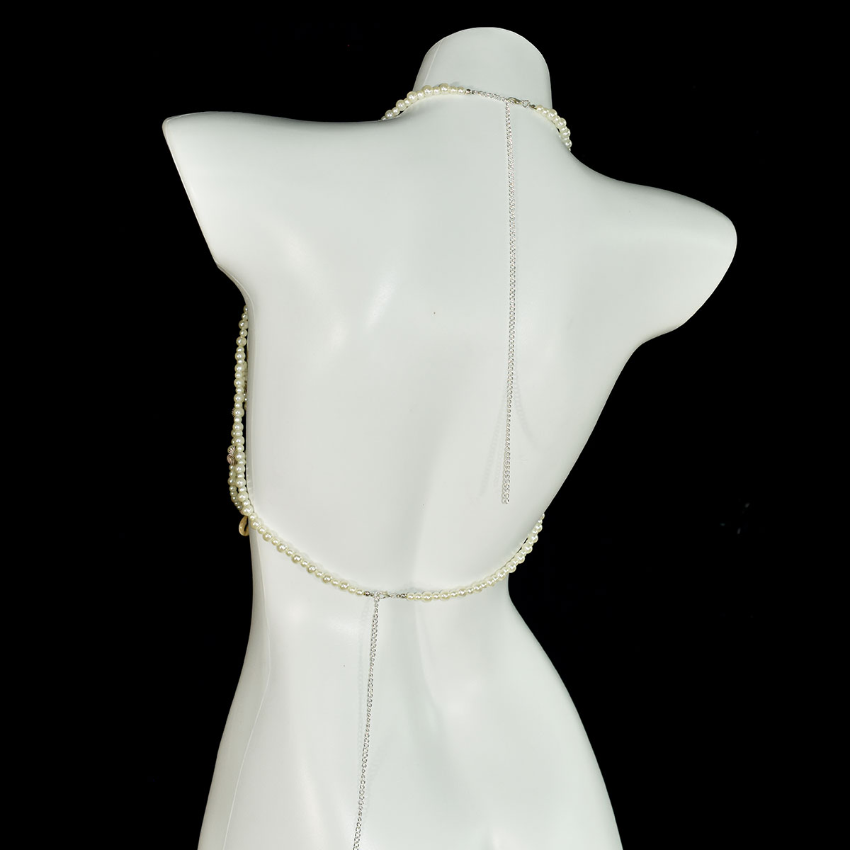 Zestaw: imitacja pereł, stanik – Body Jewelry Retainers recenzja i cena