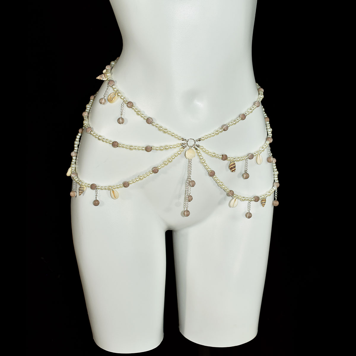 Zestaw: imitacja pereł, stanik – Body Jewelry Retainers recenzja i cena