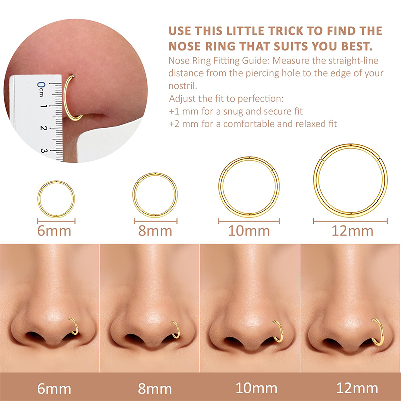 Kolczyk typu clicker ze stali  – Body Jewelry Surgical Steel recenzja i cena