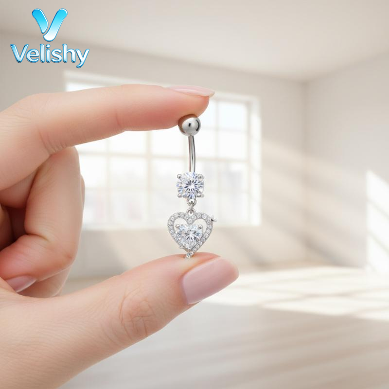 Kolczyk do pępka ze stali chir – Body Jewelry Surgical Steel recenzja i cena