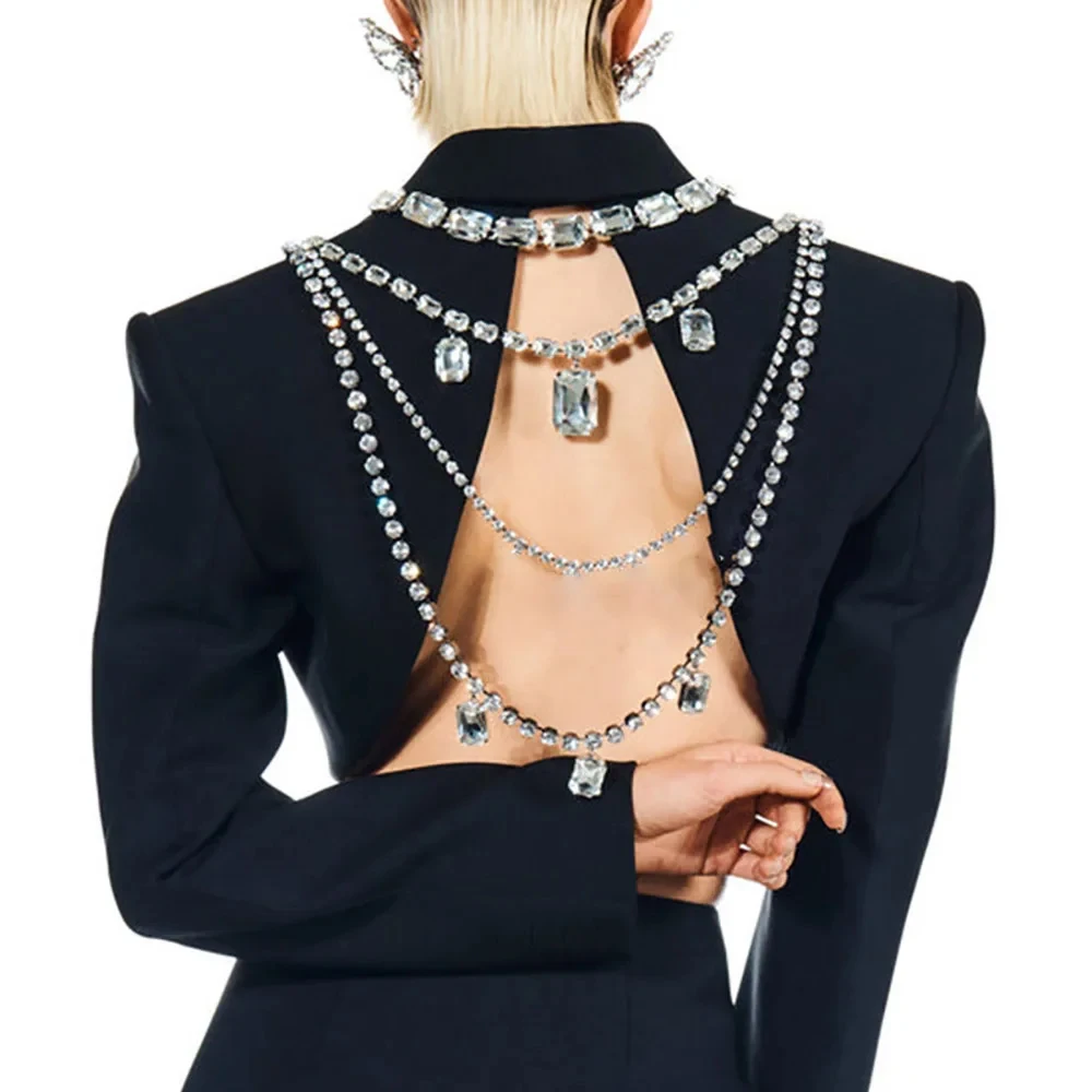 Połysk Rhinestone długi frędze – Body Jewelry Retainers recenzja i cena